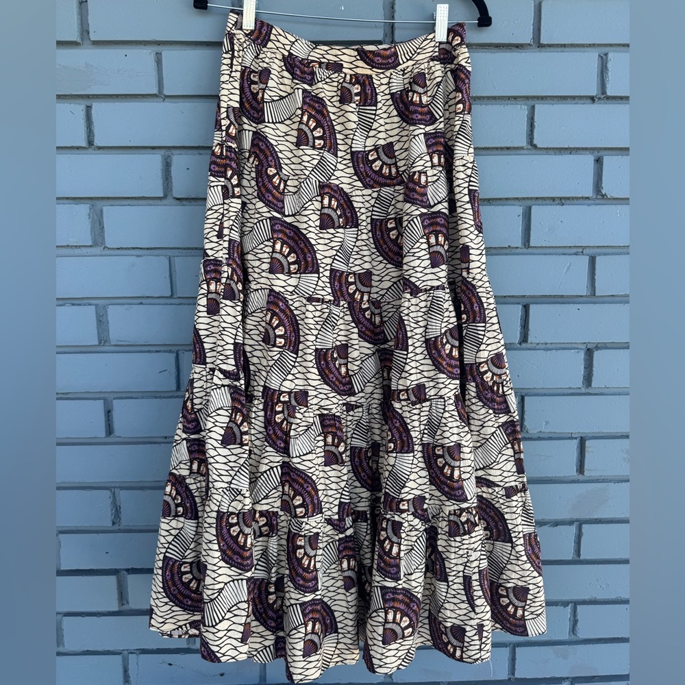 ULLA JOHNSON Tiered Skirt 6